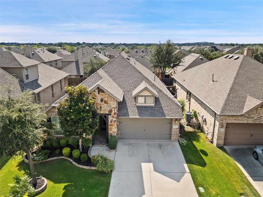 This exquisite home is a masterfully constructed gem located in a quiet secluded area within the highly sought-after Master Planned Heritage community. With pool, clubhouse, and parks, this community offers an unparalleled lifestyle. This rare property is not just a home; it's a breath-taking retreat that combines luxury and convenience in the heart of Keller ISD. 3.25% FHA Assumable.

Upgrades & Updates: HVAC Unit Goodman July 2025, dish washer 2024, Window Shutters 2024, Secret Hidden Living furnished Attic 2024, Air Duct Cleaning 2024, Laundry room Cabinets 2024, Ceiling Fans 2024, Recessed Lights 2024, Chandelier 2024, Garage door 2023, Backyard  2023, Guest Bathroom upgrade standing shower 2023, Wireless Wi-Fi Cameras 2023, Pre wired alarm system.


This stunning, almost new, energy-efficient home features 3 bedrooms, 3 bathrooms, and 2 living areas, making it the perfect choice for entertaining. The open-concept kitchen and family room create a welcoming space for gatherings of all kinds, providing an abundance of room for your lifestyle. You will experience the essence of Heritage living, where luxury, comfort, and convenience converge seamlessly. The interior is drenched in natural light, enhancing its allure and warm ambiance. 

Boasting elegant cabinets, veined marble countertops, luxury vinyl plank flooring, and plush textured carpet, this home is designed for those who appreciate both style and comfort.  

Discover a hidden gem nestled in the attic—an extraordinary fully air-conditioned furnished men's cave and office that serves as the ultimate sanctuary for creativity and productivity. This masterfully concealed retreat transforms your workspace into a haven of inspiration, where every corner is designed to ignite your imagination and fuel your ambitions. This cleverly concealed sanctuary transforms your workspace into a source of inspiration, where every nook is thoughtfully crafted to spark your imagination and drive your ambitions forward.