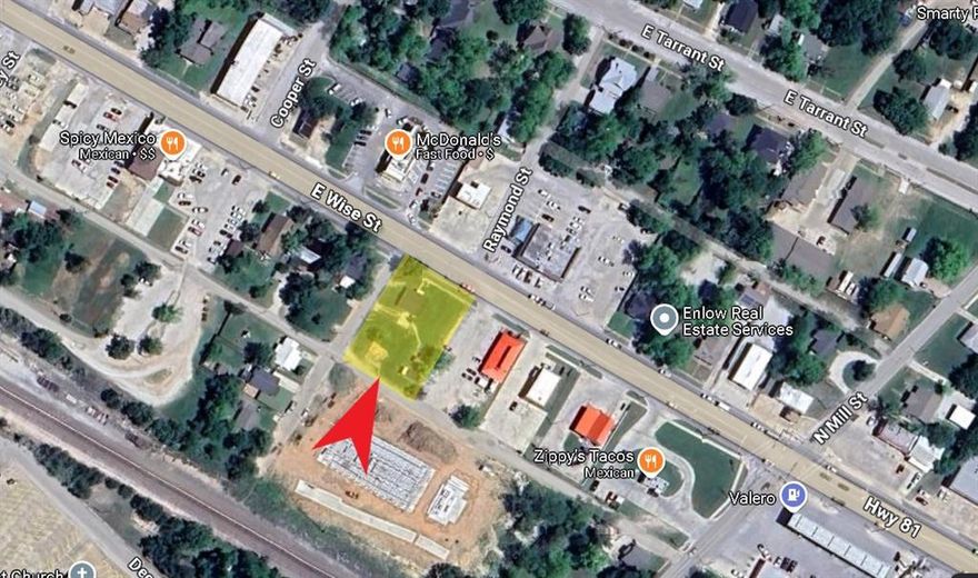 Prime Commercial Property for Sale or Lease at 400 E. Wise Street, Bowie, Texas! Located Across the street from McDonald's, Dairy Queen, and adjacent to Pizza Hut. Unlock the potential of your business with this exceptional commercial property! Close to Trade Days, with Great Visibility and Traffic counts

Property may be Leased, or the owner will consider carrying the note WAC.

Situated on a bustling street with high visibility and traffic, ensuring your business gets the attention it deserves.
Spacious 0.34-acre lot, this property offers ample room for various business setups.
Easy access to major roads and highways, making it convenient for customers and deliveries alike.

Buyer to independently verify all information.