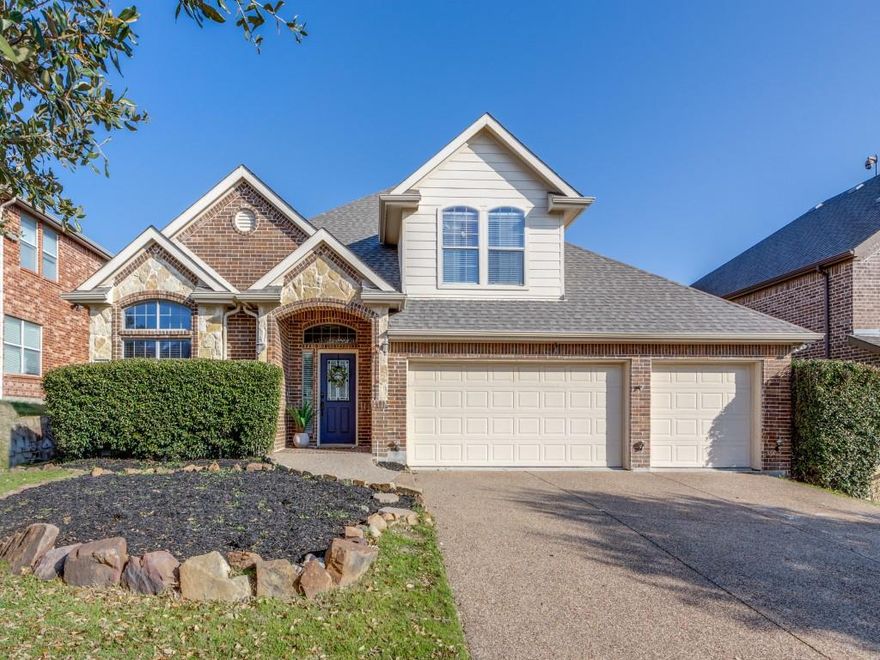 Located in a desirable area within minutes to historic downtown Celina,  this home offers the perfect blend of comfort and convenience.  A dedicated study as well as an open floor plan are just some of the features of this home.  The kitchen boasts granite counters and is open to the den with a fireplace for those cold cozy evenings.  Master and 2 bedrooms down.  Upstairs you will find a large media room with a wet bar and an additional bedroom and full bath.  Screened in back porch overlooking the pool sized back yard. The 3-car garage provides ample space for vehicles and storage. Located in the heart of Celina, this home offers easy access to a wide range of amenities, including schools, community pool and park.