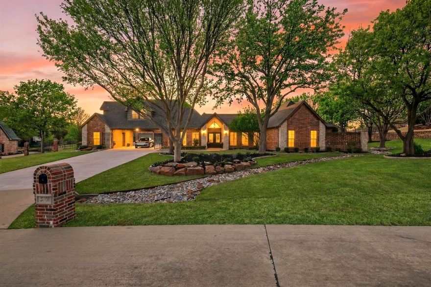 Homes like this on a 1 acre cul de sac lot in coveted River Oaks Estates don’t come on market often! 4 bed, 4.5 bath, 1.5 story w. SEPARATE GUEST HOUSE & COMPLETELY UPDATED w.in last 5 years-jaw dropping, guaranteed to wow your guests! THIS ONE WILL NOT LAST SO SHOW ASAP! Multiple Offers rcvd. This custom home is warm, welcoming & thoughtfully designed for both everyday living &entertaining while offering space, flexibility&charm at every turn. A picturesque central courtyard serves as the focal point of the home&brings in natural light, creating a peaceful view from multiple rooms. The main level features a serene owner's retreat w. fully updated ensuite w. quartz&massive walk in shower&custom closet system. 2 more bdrms share an updated full bath. Upstairs, a spacious bonus room w. ensuite bthrm functions as game room, guest suite, or both! Out back is made for entertaining w. an oversized sparkling copper mineral pool w fire feature, spa&2 outdoor living spaces ideal for gatherings, grilling or relaxing evenings under the stars in the expansive grassy yard. Across the driveway, a detached ADU (additional dwelling unit) w. updated full bath provides endless possibilities:an in-law suite, guest quarters or private office. The garage is built to accommodate lifts for up to 5 vehicles+extra parking beneath the porte cochere&extended driveways. The 3rd-car garage is finished as a climate-controlled home gym w. media screen. Move-in ready w. extensive updates including:New roof;2 new water heaters;hardwood floors throughout 1st floor;designer lighting fixtures (previously owned by a prince);renovated kitchen w. quartz counters+lux backsplash;4 remodeled full baths w. designer tile floors & frameless showers;updated laundry rm w. farm sink, 56 new windows incl. gorgeous picture windows to view the spacious acreage.Outside updates incl. resurfaced Pebble Tec in pool & Austin flagstone decking by pool, outdoor dining & breezeway-porte-cochere;new BBQ & fridge &much more!