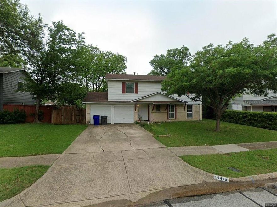 Fantastic Opportunity!!! Nestled in a Quiet Farmers Branch - Carrollton Suburb! Large home with 4Bedrooms and 3 Baths! 
Located just minutes from Downtown Dallas, this spacious 4-bedroom, 3-bath home sits in a well-established neighborhood known for convenience, mature trees, and access to well-regarded local schools. You’ll enjoy close proximity to great shopping, dining, and major commuter routes.

This two-story property features a large fenced-in backyard and a 2-car garage, offering both comfort and functionality. Whether you’re ready to customize it as your own or seeking a *strong investment opportunity*, the potential here is outstanding. With fresh paint, updated flooring, and your personal vision, this home can easily be transformed into something truly special.
Don’t miss your chance to add value in one of the most desirable suburbs near Dallas!