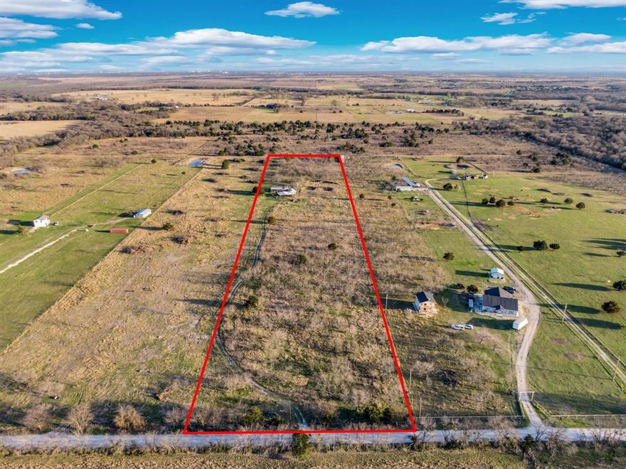 Escape to the serene countryside with this prime 10.10-acre agricultural lot located at 3175 County Road 1110 in Corsicana, TX 75110. This expansive property is perfectly set up for your livestock and farming dreams, offering a peaceful rural lifestyle while maintaining convenient access to Corsicana amenities. Water ponds for your livestock.
Property Highlights
Size: 10.10 Acres of productive, open land.

Location: Sought-after Navarro County, offering tranquil country living.

Agricultural Exemption: Benefit from a valuable AG Exemption for low property taxes!

Infrastructure: Ready for use with two existing sheds for equipment, feed, or storage.

Utilities: Features a crucial on-site water access meter at the lot, simplifying your development plans.

Livestock Ready: Ideal for raising animals, with plenty of grazing space for livestock.
This unimproved land offers a blank canvas for you to build your dream home, barndominium, or simply utilize it as a fantastic investment or working agricultural space. Enjoy the beautiful, tranquil countryside and the freedom of wide-open Texas skies.

Don't miss this opportunity to own a manageable-sized piece of prime Texas farmland!