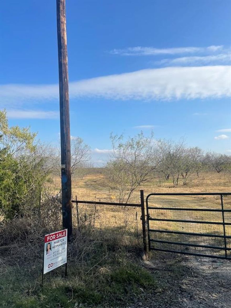 Escape to the serene countryside with this prime 10.10-acre agricultural lot located at 3175 County Road 1110 in Corsicana, TX 75110. This expansive property is perfectly set up for your livestock and farming dreams, offering a peaceful rural lifestyle while maintaining convenient access to Corsicana amenities. Water ponds for your livestock.
Property Highlights
Size: 10.10 Acres of productive, open land.

Location: Sought-after Navarro County, offering tranquil country living.

Agricultural Exemption: Benefit from a valuable AG Exemption for low property taxes!

Infrastructure: Ready for use with two existing sheds for equipment, feed, or storage.

Utilities: Features a crucial on-site water access meter at the lot, simplifying your development plans.

Livestock Ready: Ideal for raising animals, with plenty of grazing space for livestock.
This unimproved land offers a blank canvas for you to build your dream home, barndominium, or simply utilize it as a fantastic investment or working agricultural space. Enjoy the beautiful, tranquil countryside and the freedom of wide-open Texas skies.

Don't miss this opportunity to own a manageable-sized piece of prime Texas farmland!