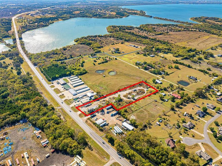 3.4 acres located on Hwy 78 just outside of Lavon. This is a rapidly growing corridor of Collin County with easy access to Hwy 380 in Farmersville and Hwy 205 going into Rockwall. Access to 190 George Bush Fwy is a 15 mile distance. This location is also just a few minutes from a Lake Lavon boat ramp. There is an older 5200 sq foot metal building that offers options for multiple uses. There is a doublewide mfg home that is currently being used as an office. Water, electric and septic on site. 124 feet of road frontage on Hwy 78. Thousands of rooftops in all directions. Seller in process of clearing property and current business in this location is not for sale.