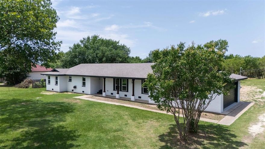 **Receive up to 1% credit toward closing costs when using our preferred lender.**
Country Living at Its Finest 
Welcome to this fully remodeled 4-bedroom, 2-bathroom gem nestled on 2 acres  in beautiful Johnson County. Boasting 2,560 sq ft of thoughtfully updated living space, this home offers room to spread out with 2 living areas, dining room, and a 2 car garage—perfect for comfortable family living and entertaining.
Step inside to a light and bright open floor plan featuring luxury vinyl plank flooring, fresh paint, updated fixtures, and a modern, farmhouse-chic design throughout. The spacious kitchen is a dream with stainless steel appliances, new countertops, ample cabinetry, and a large island overlooking the living area.

The private primary suite includes a stunning ensuite bath with dual sinks, soaking tub, separate shower, and a walk-in closet. Secondary bedrooms are generously sized, and the flexible floorplan offers space for a home office, playroom, or guest suite.

Outside, enjoy your own slice of Texas with room for animals, gardening, or building your dream workshop. No HOA, low taxes, and wide-open skies make this property the perfect blend of freedom and comfort.

Just minutes from Cleburne and major highways for an easy commute, yet far enough out to enjoy peaceful country vibes. This is the turnkey home you've been waiting for.