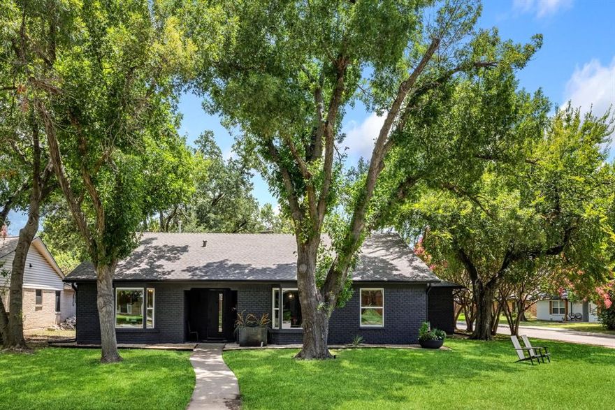 An excellent opportunity for buyers seeking value and potential, this property is priced $121,000 below the recent independent appraised value ($630K) by Bryan Hagen, creating immediate built-in equity. Tastefully updated throughout with high-end designer finishes, this stunning 3 bed, 3 bath home in coveted Chapel Downs features an expansive open-concept layout with two generous living areas that flow seamlessly. A bold statement fireplace and abundant natural light create a bright, sophisticated atmosphere. The sleek kitchen boasts a spacious island and ample storage—perfect for entertaining with style. The primary suite is a luxurious retreat with a walk-in closet and spa-inspired bath showcasing double sinks and a large walk-in shower. The third bedroom and bath are split for privacy—ideal for guests or a chic home office. Step outside to a private backyard designed for entertaining and relaxation. A roomy 2-car attached garage offers excellent storage. Situated on an interior corner lot, this exquisite home blends elegance, space, and prime location flawlessly.