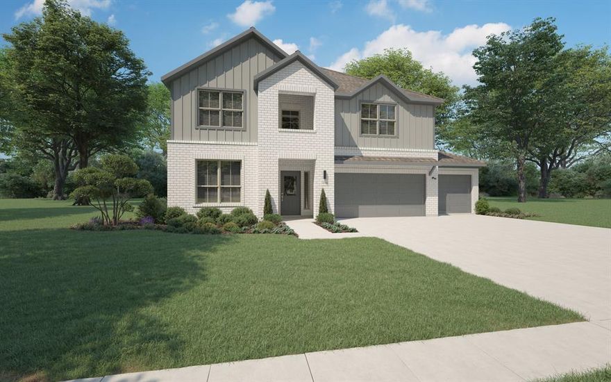 MLS# 21250513 - Built by Trophy Signature Homes - Jun 2026 completion! ~ The Winters plan is tailored to fulfill your requirements currently and for the long term. With five bedrooms, everyone enjoys their own space, accompanied by three bathrooms for added convenience. Impress your guests as you entertain at the central island in the kitchen, seamlessly flowing into the breakfast nook and family room. Meanwhile, guests can enjoy their own entertainment in the game room and media room. The primary suite boasts an outstanding walk-in closet for added luxury!