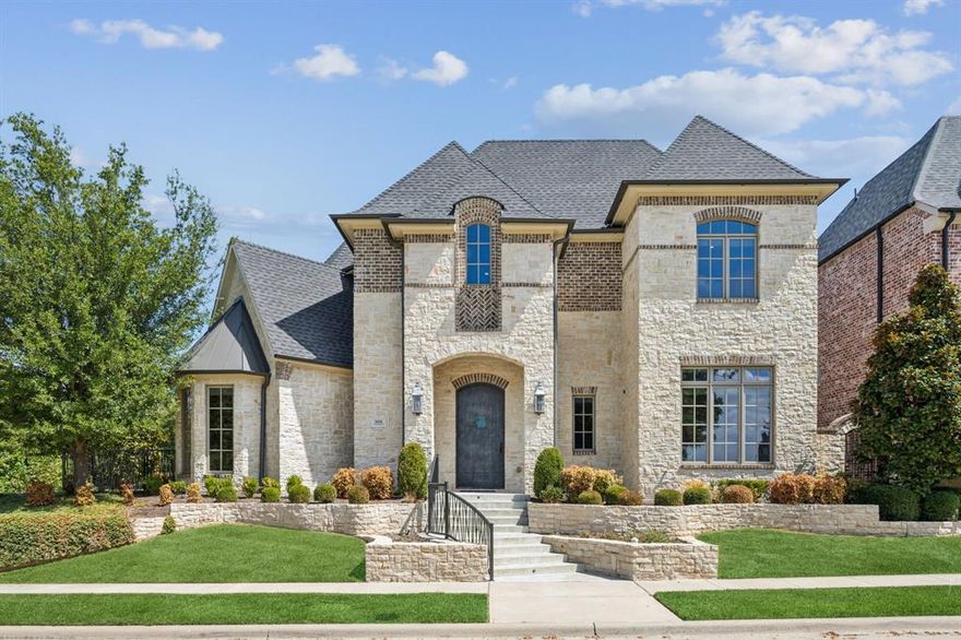 One of the best lots on the Villa side in the prestigious gated community of Normandy Estates!  An oversized, corner lot with a park view from the front and a wooded area from the side providing beautiful views from your windows.  An additional fenced side yard provides for a puppy run! The pool and spa are serene with a view of both the park and the woods sporting a large patio with Phantom Screens.  An open floor plan with an abundance of natural light throughout the entire home is so welcoming. A 1st floor study has a working study contained within for the ultimate efficiency. The kitchen has commercial grade appliances including a trash compactor with a large pantry and a plethora of storage.  An oversized Primary bedroom is a morning dream as you open the electric shades to a view of the woods. An elevator makes this home so easy to access the second floor or move items up and down.  A 3-car garage and a Generac generator completes this experience.  This home will go fast!