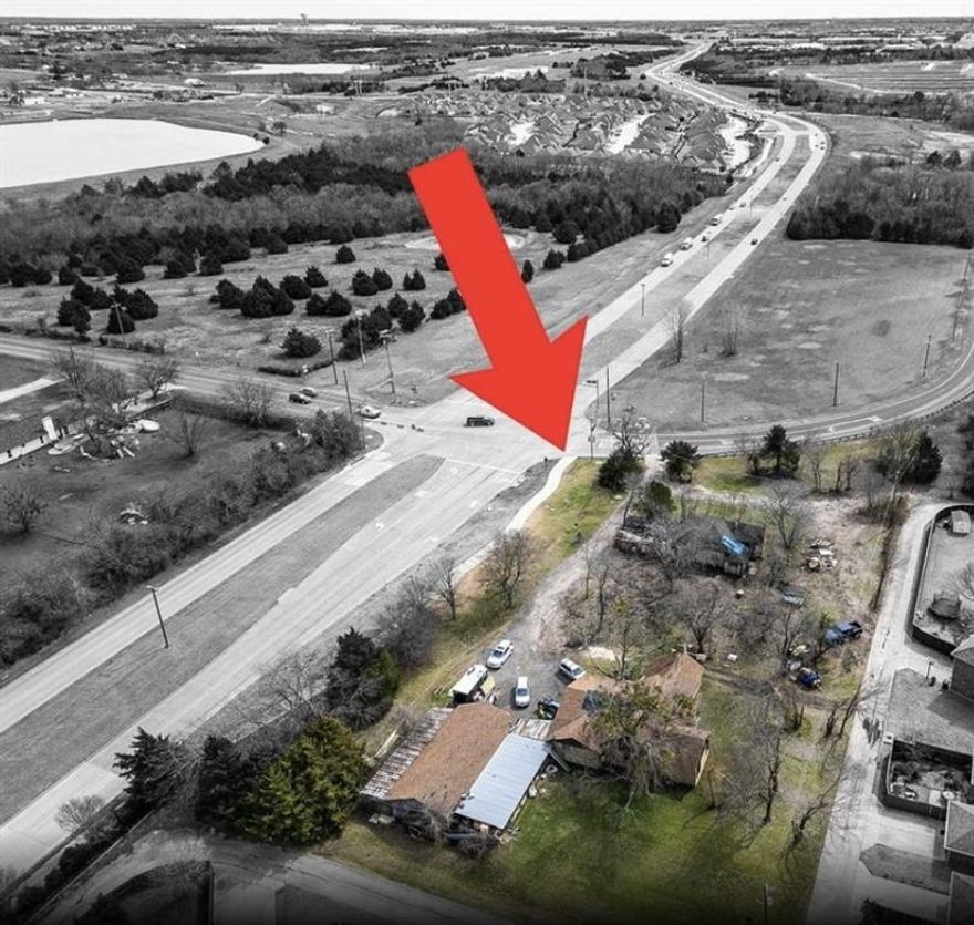 Hard Corner at John King Blvd and FM 1141.  Perfect location for a small business such as a coffee or donut shop, office bldg, doctor office, or whatever you may want. Rezoning to be completed.