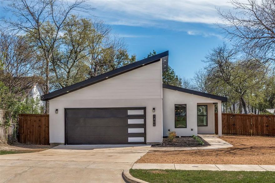 Stunning 2023 new construction on an oversized lot with a HUGE backyard you won’t find at this price point! This 4-bedroom, 2-bath home offers nearly 2,000 sq ft of modern living with an open-concept layout designed for everyday comfort and entertaining. The kitchen features granite countertops, stainless steel appliances, a large island, and plenty of cabinet space, flowing seamlessly into the spacious living and dining areas.

The primary suite offers a private retreat with dual vanities, walk-in closet, and a well-appointed bath, while additional bedrooms provide flexibility for guests, office, or growing households. Enjoy energy-efficient features, updated finishes, and a contemporary design throughout.

Step outside to a covered patio overlooking the expansive backyard—perfect for entertaining, play, or future additions. Conveniently located just minutes from Bishop Arts, the Dallas Zoo, Downtown, and major highways. A rare combination of space, location, and modern design—don’t miss it!