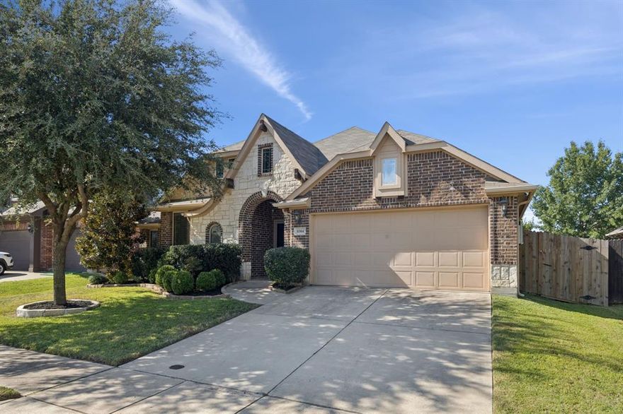 Gorgeous one-story, incredibly well maintained home in the sought after community of Cross Oak Ranch.  Enjoy electric bills as low as $51 per month in the summer with solar panels and a Tesla battery that are already paid off! If there is a power outage in the area, you will still have electricity! As you enter the home you are greeted with an open foyer, high ceilings and beautiful wood floors. An office with French doors is located at the front of the home which can also be used as a bedroom. The kitchen is a chef's delight, featuring lots of cabinet space, and a large island perfect for meal preparation or casual dining. The primary bedroom has a beautiful sitting area with a wall of windows, an ensuite bath with a walk-in shower, soaking tub, and dual sinks.  Enjoy countless amenities in the Cross Oak Ranch community with two sparkling pools, parks, playgrounds and miles of jogging and walking trails surrounding Tannery Lake. Home is walking distance to the elementary and middle schools!