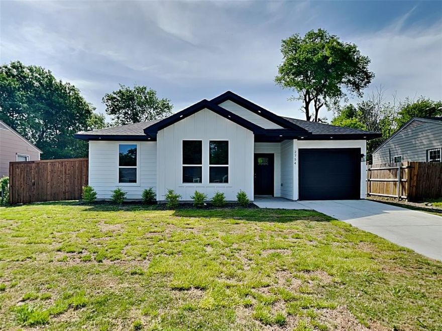 Located in the pulsating epicenter of Dallas, this magnificent new build perfectly marries modern elegance with everlasting allure. As you enter, you're instantly embraced by an open-concept living area adorned with stunning decorative lighting and high-end finishes. The home's heart is the extraordinary chef's kitchen, fitted with custom cabinetry and sleek granite countertops, ideal for entertaining guests or enjoying family meals. Flowing impeccably from the kitchen, the spacious living and dining areas invite comfortable living with a sophisticated flair. Retreat to the sumptuous primary suite equipped with a luxurious ensuite and ample walk-in closet offering a haven of tranquility. Further, the three supplementary bedrooms are generously proportioned for family, guests, or a dedicated home office. Completing this exquisite property is an expansive backyard, offering a private outdoor sanctuary for leisure and entertaining. Additional highlights include the installation of a stainless steel dishwasher, range, and built-in microwave three days before closing, as well as the fitting of a wooden privacy fence for added convenience and comfort. Please note interior photos featured are from a similar home for reference. Experience the allure of this pristine, expertly designed home nestled within a community renowned for its buzzing atmosphere and highly rated schools. Hurry homes this nice do not last long. Schedule your convenient self-showing today!

This property is eligible for deposit alternative coverage in lieu of a security deposit. For information and enrollment, please contact our leasing team and enjoy a deposit-free renting experience.

Resident Benefit Package: $42.00-month. Includes HVAC air filter delivery, Tenant Liability Insurance, Credit Reporting, Tenant Rewards Program, and much more!