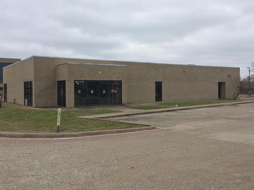 Property is currently open space, all interior walls have been removed.  Marketed with City approved permits to construct 4 unit, white boxed, - 1500 square foot strip center.   This property sits just south of the busiest intersection in Wylie Texas.