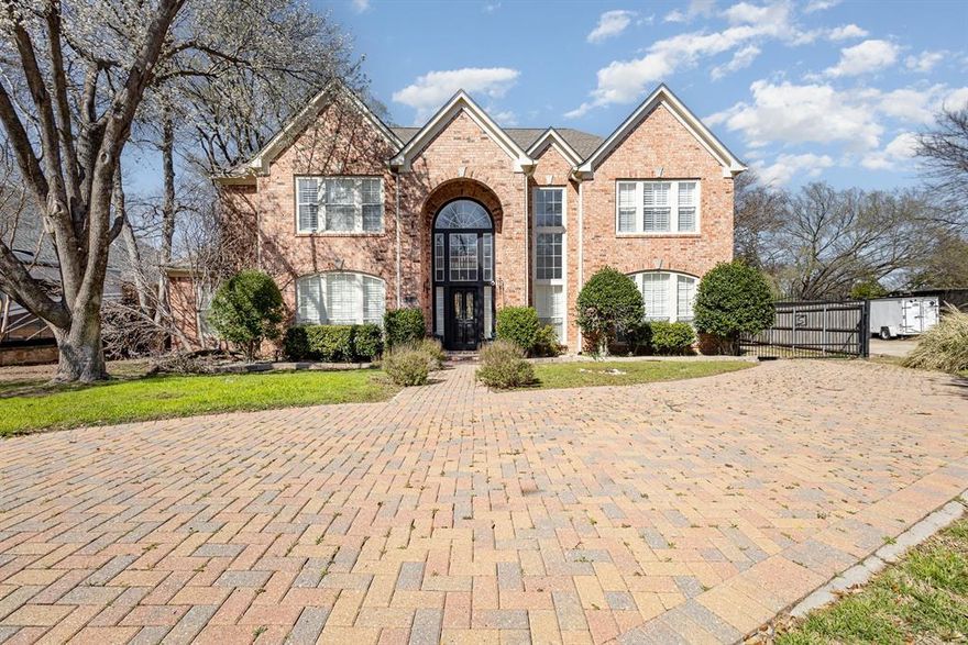 Welcome to this stunning home with incredible curb appeal, located in the highly desirable Eldorado Estates community, and best of all—no HOA! Boasting a large, spacious open floor plan, this home features 5 bedrooms, 3.5 baths, 2 living areas, and 2 dining areas. The living room is a showstopper with vaulted ceilings, abundant natural light, a cozy fireplace, and built-in cabinets. The kitchen is a chef’s dream, complete with granite countertops, a large island, and ample cabinet space. The primary bedroom is on the first floor, offering a sitting area, an ensuite 5-piece bath with separate vanities, a garden tub, 2 walk-in closets, and direct access to the laundry room. A secondary bedroom, full bath, and half bath also complete the main level. Upstairs, you’ll find a versatile loft space, 3 additional bedrooms, and 2 full baths—one being a Jack-and-Jill. Outside, enjoy the large fenced backyard and the convenience of an attached 3-car garage. Located near top-rated schools, shopping, dining, and the Eldorado Country Club, this home truly has it all! Click the Virtual Tour link to view the 3D walkthrough.