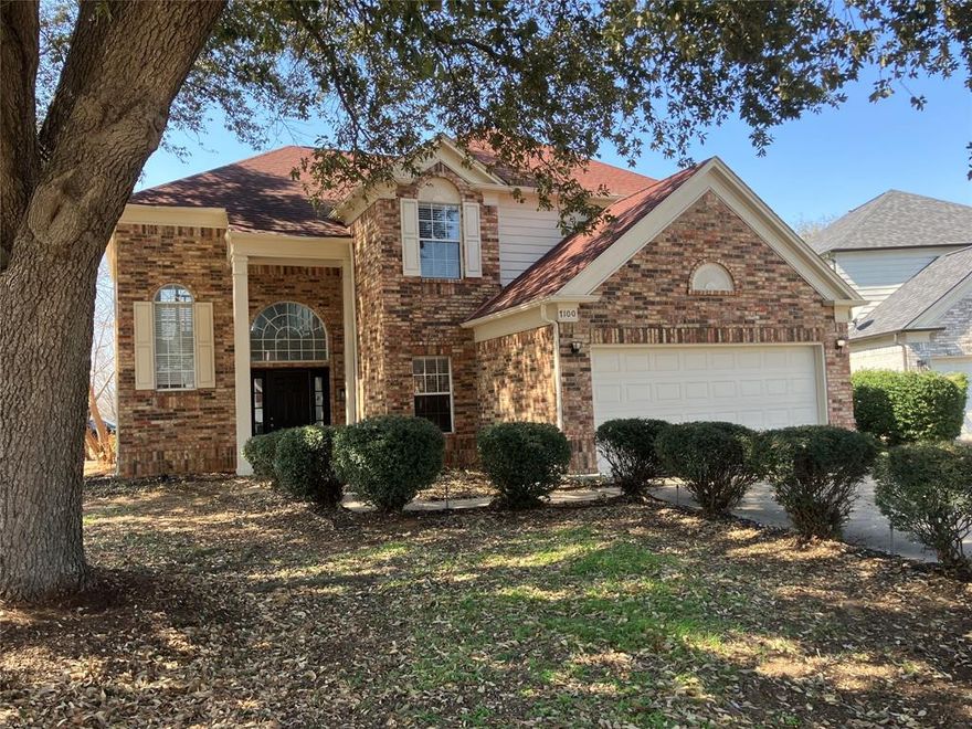 Welcome Home to 7100 Layla Rd, Arlington, TX 76016 Discover this charming 3-bedroom, 2.5-bathroom two-story brick home situated on a spacious corner lot with exceptional curb appeal and a large fenced backyard a large deck perfect for entertaining, gardening, or simply enjoying the Texas sunshine.

Inside, find a thoughtfully designed layout featuring a formal living room that flows into a separate dining room. The kitchen — truly the heart of this home — features white cabinetry, stainless steel appliances including a gas range, stunning brown granite countertops, and a generous bar-height counter ideal for gathering. A dedicated laundry room with built-in cabinetry and granite countertops adds everyday convenience. Kitchen is open to generous breakfast area and family room. 

The upper level features all three bedrooms alongside a versatile bonus room perfect for a home office or activity room. The primary suite features an en-suite bath with a soaking tub, separate shower, and dual vanity. Freshly painted in neutral tones with vinyl flooring throughout and carpet in the bedrooms, this home is move-in ready.

Best of all? No HOA — giving you the freedom to truly make this property your own.

The location is unbeatable. Just minutes from the Sheri Capehart Nature Preserve and Treepoint Park, with a quick drive to AT&T Stadium, Globe Life Field, Six Flags, and Hurricane Harbor. Enjoy easy access to I-20, HWY 820, and HWY 287, plus nearby shopping, dining, and zoned to sought after Martin High School District.

Don't miss this exceptional opportunity — schedule your tour today!