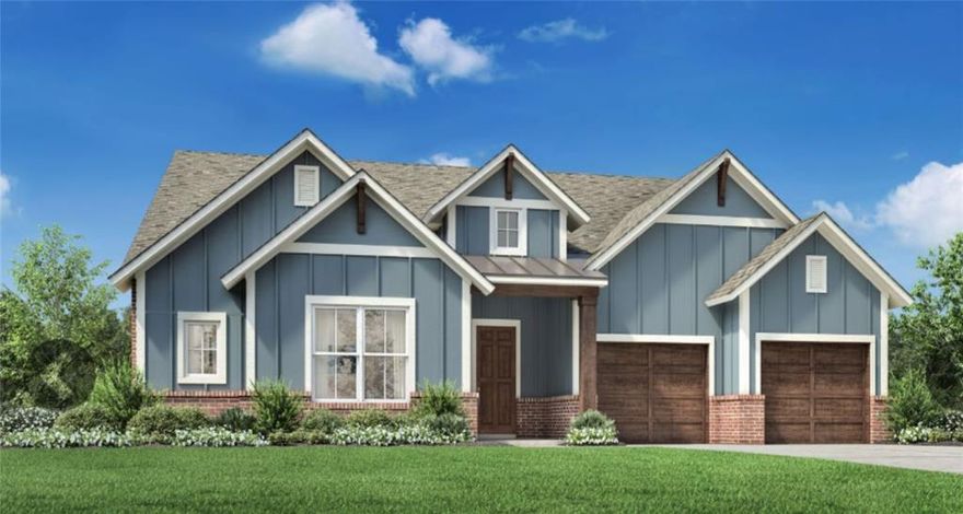 Experience refined single-story living in this beautifully designed Toll Brothers Cisco plan, where thoughtful architecture and timeless elegance come together. A welcoming covered front porch opens to an impressive foyer adorned with tray ceilings that guide you into the expansive great room, perfectly positioned to capture views of the covered outdoor patio — ideal for both relaxed evenings and effortless entertaining. At the heart of the home, the well-appointed chef’s kitchen overlooks a bright casual dining space and features an oversized center island with breakfast bar seating, abundant cabinetry, extensive counter space, and a generous walk-in pantry — creating a seamless blend of functionality and style.
Privately tucked away, the magnificent primary suite serves as a serene retreat, highlighted by a palatial walk-in closet and a luxurious spa-inspired bath complete with dual vanities, a large soaking tub, glass-enclosed shower, linen storage, and a private water closet. Secondary bedrooms are thoughtfully arranged, offering spacious closets — two sharing a well-placed hall bath while one enjoys its own private bath, making the layout ideal for guests or multigenerational living. A dedicated office provides the perfect work-from-home setting, while the spacious media room offers a versatile space for movie nights, hobbies, or recreation. Additional conveniences include an everyday entry, centrally located laundry room, and ample storage throughout. Located within the prestigious Aster Park master-planned community, residents enjoy an elevated lifestyle with a gated entrance, luxury builders, an impressive amenity center, resort-style pool, gathering spaces, and miles of scenic walking and biking trails woven throughout the neighborhood. Disclaimer: Photos are representative only and may not reflect the exact features of the home.