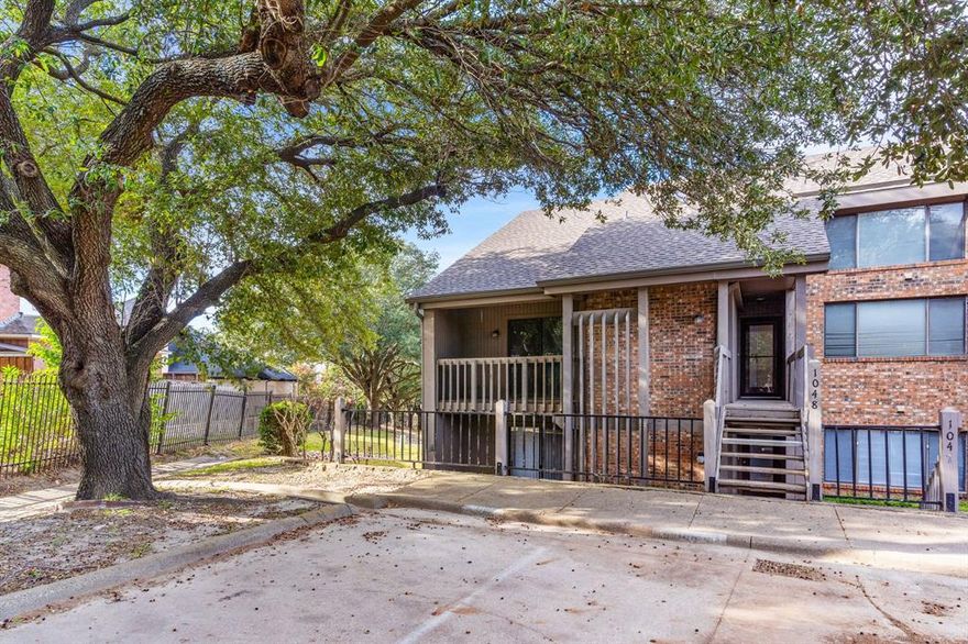 Nestled in the desirable gated community of Signal Ridge, this two-story condominium offers the perfect blend of lakeside charm and modern comfort. Just steps away from the shores of Lake Ray Hubbard, this home is ideal for those seeking a low-maintenance lifestyle without sacrificing space. The heart of the home is a spacious, light-filled living area designed for both relaxation and entertaining with high ceilings and large windows creating an airy feel. A cozy fireplace serves as a beautiful focal point for chilly evenings. The galley kitchen features granite countertops, ample cabinetry, and appliances. This condo boasts a rare and highly sought-after floor plan that provides privacy for everyone with the primary suite conveniently located on the first floor, featuring a private en-suite bathroom. One additional generously sized bedroom and ensuite bathroom is located downstairs. Another additional generously sized bedroom, full bathroom, and living area are located upstairs, offering a perfect retreat for guests or family members. With a total of 3 full bathrooms, there is never a wait during busy mornings. Enjoy the Texas breeze from your choice of two private balconies, perfect for morning coffee or viewing sunsets over the horizon. This property is within walking distance of The Harbor at Rockwall, featuring premier dining, shopping, a cinema, and seasonal concerts. Residents enjoy access to community pools, beautifully landscaped grounds, and a gated entrance for added security. Located within the highly-rated Rockwall ISD. Don't miss the opportunity to call 1048 Signal Ridge Place HOME!