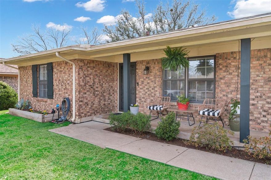 Welcome to this Wedgwood South stunner; a home where mid-century charm meets the modern, intentional lifestyle you’ve been dreaming of! Every inch of this home has been thoughtfully designed for effortless living, from the floor-to-ceiling accent wall and fresh interior paint to the chef-ready kitchen featuring a new gas range (2024), double ovens, and don't miss the massive laundry room with custom shelving to tuck away all your off-season gear. Whether you’re utilizing the versatile fourth bedroom as a quiet home office or a cozy nursery, you’ll love the maintenance peace of mind that comes with energy-saving insulation (2022) and a hobbyist’s garage with 220V power. The true heart of this home is the backyard, where you'll spend your Texas summers hosting epic pool parties or lounging by the sparkling water which was recently updated with a new drain, GFCI, and custom safety fencing; all while being just steps from the scenic trails and tranquil duck pond of Candleridge Park. Perfectly positioned near the very best of Fort Worth, this turnkey home is ready for you to move in, dive in, and start your next chapter!