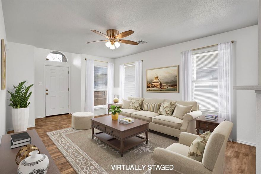 Move-in ready and beautifully updated! This 3-bedroom, 2-bath home offers 1,213 sq. ft. of comfortable living space with fresh new flooring and new paint throughout, including the interior and exterior. The thoughtful layout provides both functionality and comfort, making it an excellent option for first-time homebuyers or families. Conveniently located in close proximity to Fort Cavazos, this home is ideal for those seeking an easy commute to the base while enjoying a welcoming residential setting. Don’t miss this great opportunity to own an updated home in a prime location.