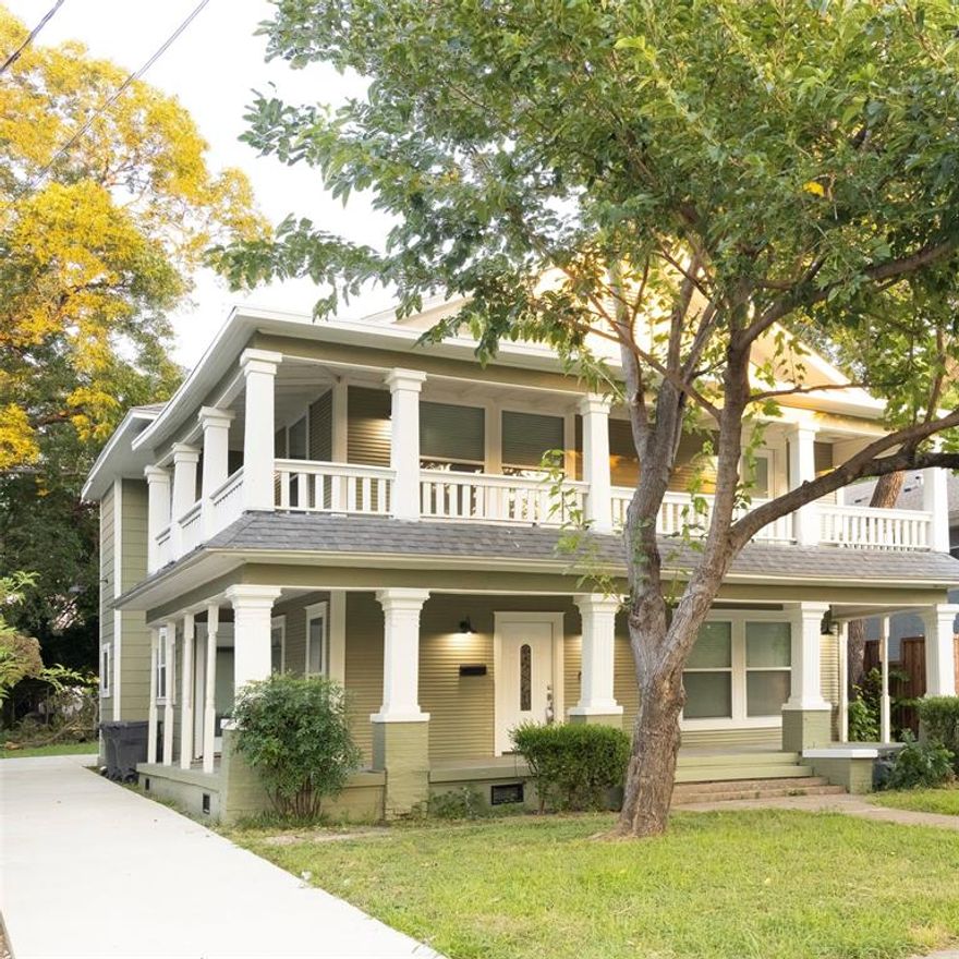 Coveted Lakewood area, this 1914 craftsman home has been beautifully remodeled! With 4BR, 3.5BA and merging modern luxury with classic charm.  Featuring spacious walk-in closets, three versatile living areas, a formal dining room, and two cozy covered porches. All major systems have been updated. Entertainment in Lakewood is brimming with trails, shopping, and restaurants, 5 miles from the Dallas Arboretum and White Rock Lake. Pet accepted case by case; $500 pet move in fee and $15 monthly pet rent pet pet.