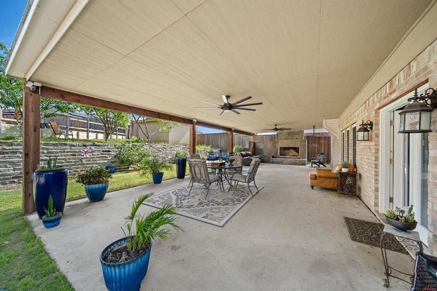Spacious and beautifully designed, this 4-bedroom, 3-bathroom home in Sachse offers the perfect blend of comfort and functionality. HUGE 20 X 42 BACK PATIO, apple trees, peach trees and pecan too! Inside, the open-concept layout features generous living areas filled with natural light, ideal for both everyday living and entertaining. The well-appointed kitchen flows seamlessly into the dining and living spaces, creating a welcoming atmosphere for gatherings.

Each bedroom provides ample space and versatility, while the three full bathrooms are thoughtfully designed with modern finishes. Outside, the property truly shines with a large covered carport offering convenient parking and protection from the elements.

Step into the expansive backyard and enjoy a huge patio area—perfect for outdoor dining, relaxing evenings, or hosting friends and family. With plenty of room to customize and make your own, this home delivers both indoor comfort and outdoor living at its best, all in a desirable Sachse location. Carport is big enough for a boat 20 x 26