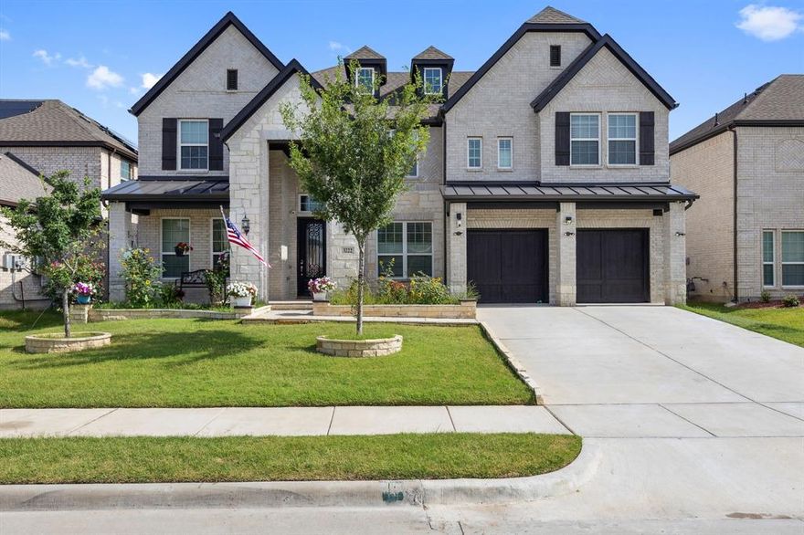 Stunning Semi Custom Home in Highly Sought after WoodBridge! Soaring ceilings, gourmet kitchen, stunning finishes! Resort style Hoa Pool. Highly rated Wylie ISD schools. Downstairs office can also be used as a 6th Bedroom. Perfect for your family. Plenty of shopping nearby! High Energy efficiency home Built 2022. Short term lease available at different rate.