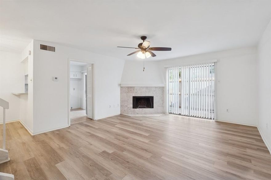 Charming 2-bedroom, 2.5-bath townhome-style condo in the heart of Richardson! This well-maintained condo offers a spacious living area with a cozy fireplace and abundant natural light. The kitchen features plenty of cabinet space and a convenient breakfast bar. Both bedrooms are generously sized with private en-suite baths, perfect for comfort and privacy. Enjoy the fenced patio—ideal for relaxing or entertaining. One covered parking spot included. Community amenities feature a sparkling pool and green spaces. Prime location with easy access to Hwy 75, shopping, dining, and the University of Texas at Dallas.