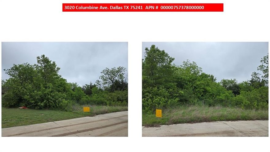 beautiful lot a on quiet cul-de-sac.  Close to freeways for easy commute to town.  Builld your dream home on this quiet street.  No survey available buyer will need to get a new one.