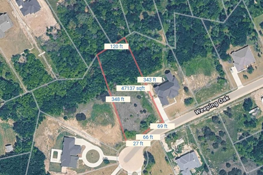 Located in the sought-after Vista Oaks Estates, this one-acre homesite offers a rare chance to build your ideal home in a peaceful, well-established neighborhood. Set near the end of a cul-de-sac street, the property offers added privacy and minimal traffic, making it perfect for relaxed living. The lot backs to mature trees and wooded residential lots, creating a quiet backdrop and natural buffer that’s hard to find. With a south to southeast facing orientation, you'll enjoy beautiful morning sun and great natural light throughout the day. Whether you're planning a custom build now or holding for the future, this flat, ready-to-build lot gives you room to design exactly what you want. Vista Oaks Estates is known for its larger lot sizes, peaceful country feel, and convenient access to major roads, shopping, and schools in Royse City. Bring your own builder, create your own vision, and make it home.