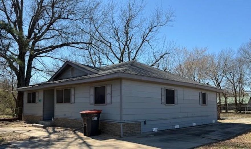 Investment property?  Primary home? Either way, don't let this one pass you by.  Located on a nice lot and adjoining lot can be purchased as well, is this 3 bedroom, 2 bath home featuring 1370 square feet of living space. Spacious living room joins the kitchen, via the breakfast bar.  Kitchen has space for breakfast-dining table, counter space for prepping a meal and nice cabinetry.  Primary bedroom is extra large with a full bath.  Two additional bedrooms with hall bath complete the north portion of the floor plan.  The washer-dryer area is also the access to the open patio, perfect for entertaining or relaxing.