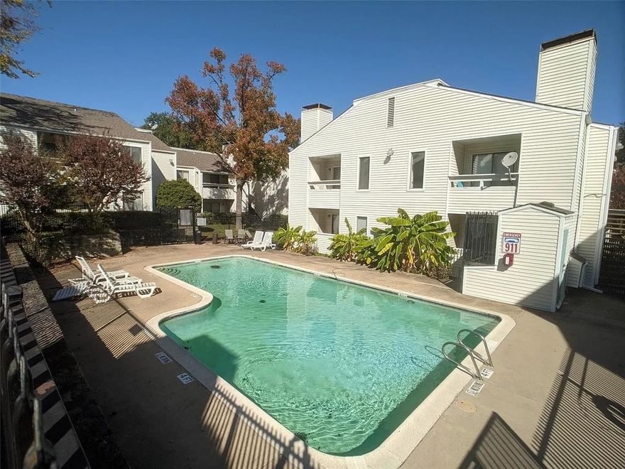 This beautiful condo is a great find, with a well-maintained interior that's perfect for comfortable living, thanks to its open floor plan that flows seamlessly between the living, dining, and kitchen areas. The living area is a highlight, featuring a wood-burning fireplace and tile flooring throughout, which adds a touch of warmth to the space. The galley kitchen is equipped with all white appliances, and the dining area has a wet bar that faces the living area, making it convenient for entertaining. Natural light pours in from the private patio, making the space feel bright. The bedrooms are spacious with walk-in closets, providing ample storage, and the bathroom has a built-in cabinet, big mirror, and garden tub. A bonus storage room on the patio adds extra convenience. With its convenient location near Park Lane, this condo is close to shopping, dining, and entertainment options. It's also near The Art Institute of Dallas, Southern Methodist University, Richland College, Presbyterian Hospital, and North Park Mall, making it a practical choice for those who want to be close to local amenities. The condo's features and location make it suitable for living or investing, offering a comfortable and convenient lifestyle. Whether you're looking for a place to call home or a rental opportunity, this condo's layout and amenities are a great fit. The proximity to local institutions and amenities adds to its appeal, making it a solid option for those looking for a low-maintenance lifestyle.