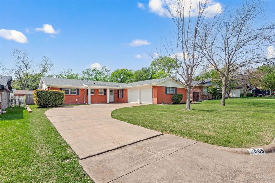 Fully updated and truly move-in ready 3-bedroom, 2-bath home on almost a quarter acre! This Fort Worth property offers a great blend of modern finishes and functional space on an oversized lot, with plenty of room to enjoy both inside and out.

Step inside to a fresh, inviting feel with updated flooring, recessed lighting, and a spacious living area that flows easily into the kitchen. The kitchen has been completely renovated with new cabinetry, quartz countertops, stainless steel appliances, and a clean, modern design that is both bright and practical.

Both bathrooms have been fully updated with stylish finishes, including new vanities, fixtures, and a beautifully finished primary shower. The layout offers flexibility with a large living area and separate dining space, making it easy to adapt to your needs.

Out back, you’ll find a large backyard with mature trees, a deck for entertaining, and additional storage building with electricity—giving you space that’s hard to find at this price point!

Conveniently located with quick access to major highways, making commuting and daily errands simple. With all the major updates already completed, this home is ready for its next owner to move in and enjoy from day one.