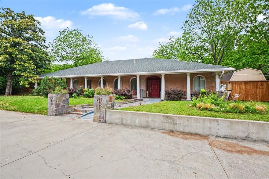 Fully Furnished, Well Kept home and a great opportunity to make your dream home in a desirable neighborhood of Northwood Hills in North Dallas. This home has 5 bedroom with 4 full bath situated in almost half an acre land with open floor plan, great back yard with electric gate and mature trees. There is also a one bedroom, one full bath guest house in the back of the property which was remodeled few years back. It is conveniently located close to Galleria Mall, Shopping Centers, Dinning, Freeways 635,75,Dallas Parkway and George Bush.