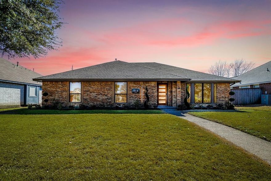 SIMPLE FINANCING AVAILABLE

Established Charm. Fully Reimagined Luxury. Your Private Retreat in Cedar Hill.

Welcome to 814 Nafus Street, where TIMELESS TEXAS CHARACTER meets MODERN SOPHISTICATION in the heart of the established Highlands North community. This is not just a home  it’s a COMPLETE TRANSFORMATION, reimagined FROM THE STUDS OUT with thoughtful design, quality craftsmanship, and CONTEMPORARY FINISHES throughout. Spanning approximately 1,955 square feet, this sprawling SINGLE-STORY brick residence offers a generous and versatile footprint that is increasingly rare in today’s market, all set on a lush 7,823-square-foot lot that provides both expansive interior comfort and a true sense of OUTDOOR PRIVACY.

Step inside to a bright, OPEN-CONCEPT living area anchored by a stately brick wood-burning fireplace that blends CLASSIC CHARM with elevated modern style. Large windows invite warm TEXAS SUNLIGHT to pour in, highlighting the seamless flow between the living, dining, and beautifully UPDATED kitchen spaces. The kitchen offers abundant cabinetry, gas plumbing for the home chef, and a layout designed for ENTERTAINING and everyday living. With three spacious bedrooms and two FULLY RENOVATED bathrooms, the home delivers flexibility for families, a stylish guest retreat, or a dedicated HOME OFFICE.

The outdoor experience is just as impressive. The private backyard is built for ENTERTAINING, featuring a FULLY EQUIPPED OUTDOOR KITCHEN perfect for weekend cookouts, game-day gatherings, or relaxing evenings under the Texas sky. Located just 15 minutes from DOWNTOWN DALLAS and approximately 30 minutes from DFW AIRPORT, this home offers peaceful SUBURBAN SERENITY with unmatched CITY CONVENIENCE. Enjoy nearby LOCAL SHOPPING, DINING, parks, and entertainment while returning home to comfort, privacy, and elevated style. 814 Nafus Street is where LOCATION, LUXURY, and LIFESTYLE come together in one exceptional opportunity.