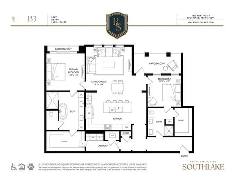 Tiny photo for 1530 Meeting Street #1304, Southlake, TX 76092 (MLS # 21050123)