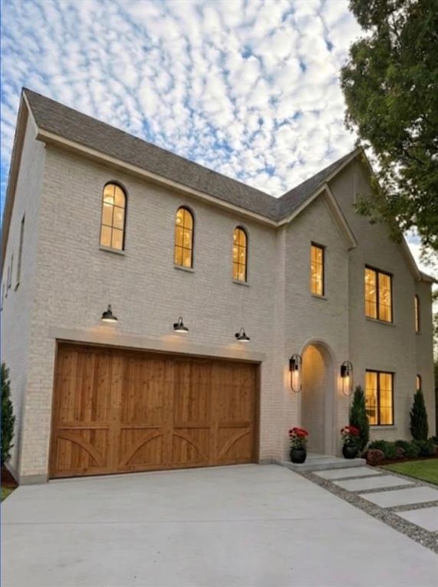 New construction by Berk+Walters Homes to be completed in July.  6 bedrooms and 5 full baths.  The quality and attention to detail is evident throughout: clad windows, 2x6 outer wall framing, foam insulation, museum finish walls, 8 ft solid core interior doors, soft close cabinetry throughout, white oak hardwoods throughout, wood burning Isokern fireplace with cast stone surround, quartz and marble countertops, iron front door and stair railing, board on board cedar fence, designer tile and lighting.  Both the living room and primary bedroom have vaulted ceilings.  SS Monogram appliances including dual fuel 48 inch range.  Elegant arches.  Tankless hot water heater with recirculating system and energy efficient HVAC.  The primary bedroom and guest bedroom or office is on the 1st floor with living, kitchen and dining.  The primary retreat has a marble bath with huge shower, 67 inch soaking tub and 2 closets.  4 bedrooms and game room are on the 2nd floor.  The home is fully wired for AV, cameras and has an alarm system.  This home is a must see!