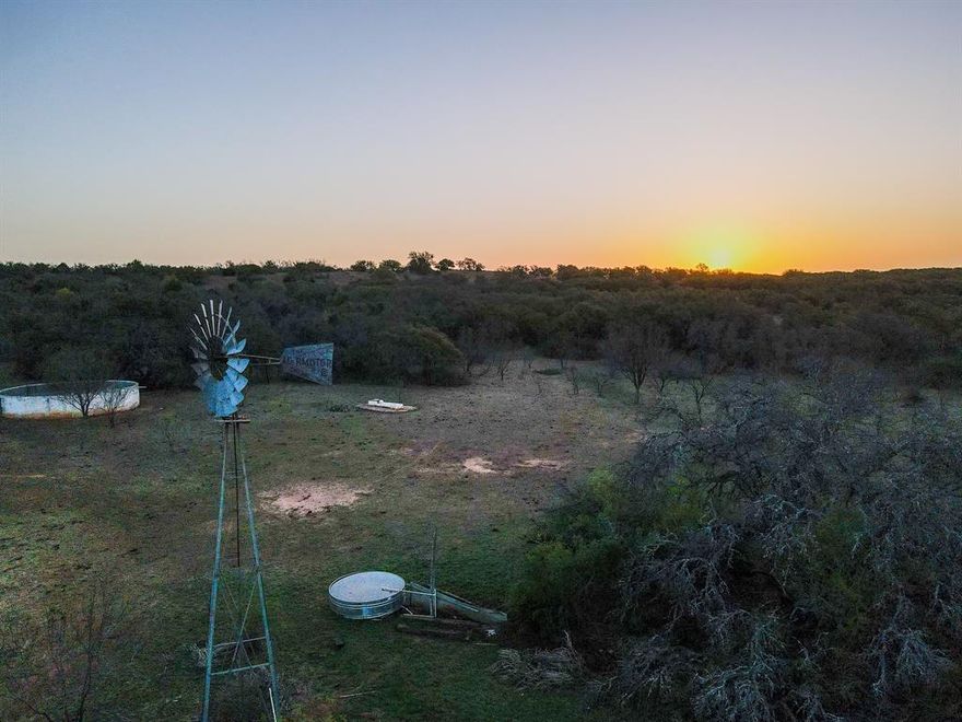 For the first time in over 50 years, a portion of the Wylie Ranch in northwestern Mills County is available for purchase.  These approximately 660 acres comprise the southwest quadrant of all-weather County Roads 549 and 550 and boast a combined road frontage of over 7300 feet.  Recently constructed mesh-wire fencing runs the entire length of the frontage with two new gates affording convenient access to the ranch.  
Historically used as a rotational pasture for cattle ranching operations for The Wylie Ranch, the family also leased hunting rights to long-time tenants for white-tailed deer and turkey.  Healthy populations of each species call this property home as do other species of migratory game such as ducks and doves and periodic visits by feral hogs.  Interior roadways are more than ample for accessing all sectors of the ranch navigating the property in a vehicle or off road UTV.  A lot encompasses this ranch and needs to be seen on foot to fully appreciate the property.
