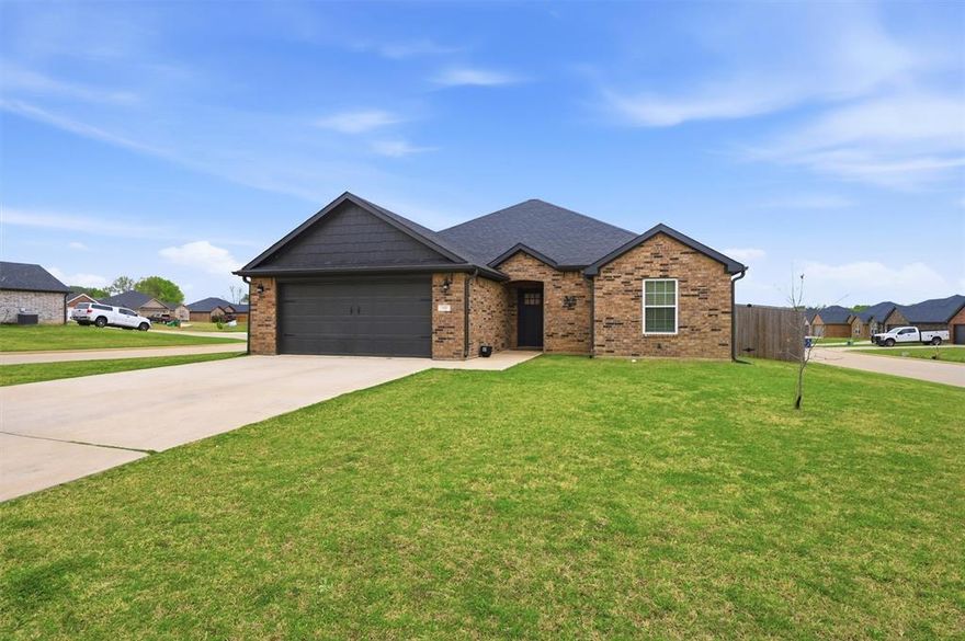 Welcome to 122 North Meadows in Pottsboro, Texas—where modern construction meets comfort, space, and a location that’s hard to beat. Built in 2022, this beautifully maintained home offers 1,671 square feet of thoughtfully designed living space with 3 bedrooms and 2 full baths. 

Step inside to an inviting open floor plan featuring a spacious living area that flows seamlessly into the kitchen and dining space—ideal for entertaining or simply enjoying time at home. The kitchen is equipped with granite countertops, ample cabinetry, and a functional island that makes both cooking and gathering easy.

One of the standout features of this home is the incredible storage. The primary suite boasts three walk-in closets, while both secondary bedrooms also include walk-in closets—something you don’t see every day. This setup offers flexibility, organization, and plenty of room for everything you need.

Outside, you’ll find a covered patio overlooking a large backyard—perfect for relaxing evenings, weekend barbecues, or letting pets and kids play freely. The spacious lot provides both privacy and room to grow.

Located in highly sought-after Pottsboro ISD and just minutes from Lake Texoma, this home offers the perfect blend of small-town charm and outdoor lifestyle. Whether you're looking for a full-time residence or a getaway close to the lake, this one checks all the boxes.

Great location. Great layout. Great opportunity.