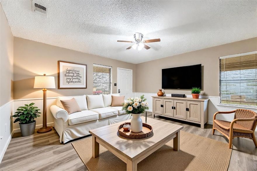 Welcome to this charming 2-bedroom, 1-bath cottage that blends comfort, character, and timeless appeal. This inviting home features a warm and functional layout with abundant natural light, creating a cozy atmosphere throughout. The living area flows seamlessly into the kitchen and dining space, making it ideal for everyday living and entertaining. Both bedrooms offer comfortable accommodations, while the well-appointed bathroom maintains the home’s classic cottage charm. Enjoy peaceful mornings and relaxing evenings with outdoor space perfect for gardening, entertaining, or unwinding after a long day. Ideal for first-time buyers, downsizers, or investors, this cottage offers low-maintenance living with plenty of personality. Conveniently located near shopping, dining, and local amenities—this is a must-see home full of charm and potential.