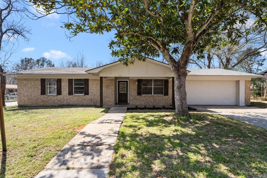 Refreshed and 100% ready for move-in! This 3 bedroom, 2 bath ranch with an office has been updated with careful attention to detail, making it a fantastic choice for anyone looking to make a home in an established Canton neighborhood.  Located on a corner lot, this home's attractive brick facade has been enhanced with new shutters.  Inside you’ll find beautiful new luxury vinyl plank flooring throughout plus new interior paint. With a nod to the home’s original design, the vintage kitchen cabinets are in good condition and offer ample storage space. Sliding glass doors in the family room lead to the back patio and an expansive backyard – over a third of an acre in the City and tons of trees too! This home features an eat-in kitchen, accessible ensuite bath in the primary bedroom, separate utility room, attached 2 car garage with a garage door opener, and a storage shed in the backyard. Located in Canton ISD and just minutes from Downtown Canton, this property is an outstanding opportunity.  Lifetime transferrable foundation warranty in Supplements.  No survey available - Buyer will need to purchase a new survey if needed.