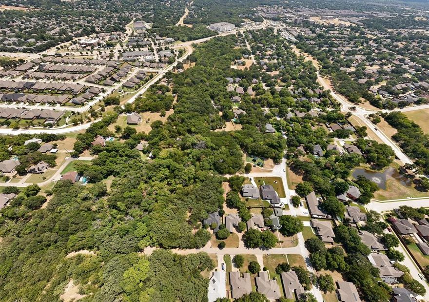 This lot will be sold together with 4721 Mesquite - 
4721 Mesquite per tax rolls is:0.2520 acres - listed for 55K
4717 Mesquite per tax rolls is: 0.2479 acres - listed for 195K
which equates to almost a half acre together for a total sales price of $250K
Buyer purchases the survey - Old Town Surveying seems to have the best prices for surveying the lots.
For additional information regarding the lots, please call the Town of Flower Mound planning and zoning.