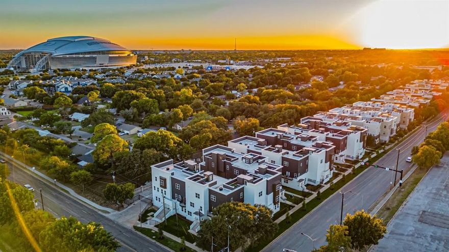 Luxury Tri-Level Townhome in Arlington’s Ballpark District

Experience upscale living in this exquisite 4-bedroom, 3.5-bath tri-level townhome located in the heart of Arlington’s Ballpark neighborhood. Featuring a private garage, rooftop deck, and modern finishes throughout, this home offers the perfect blend of comfort and convenience.

Enjoy a prime location just steps from the Arlington Entertainment District, with AT&T Stadium, Globe Life Field, and the National Medal of Honor Museum all within walking distance.

Arlington’s vibrant community offers endless attractions, including Six Flags Over Texas, Hurricane Harbor, and the Texas Rangers Golf Club. Explore nearby dining, shopping, and entertainment options—from Brothers Pizza to EpicCentral’s Chicken N Pickle—all just minutes away.

Perfectly situated between Dallas and Fort Worth and only 10 miles from DFW International Airport, this luxury townhome is an ideal home base for work, play, and everything in between.