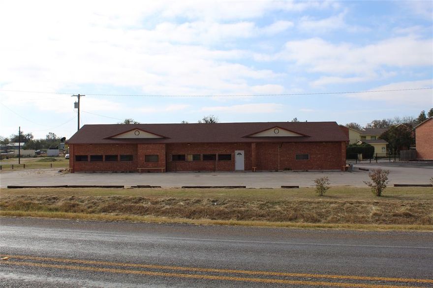 Prime Commercial Opportunity in Coleman, TX! Positioned just off Highway 84 on the north side of town, this 4,218± sq ft brick building offers outstanding visibility and access in a high-traffic corridor. Formerly operated as a restaurant, the property has been reconfigured into three separate apartment-style units, creating flexible possibilities for investors or business owners seeking a live-work or income-producing setup.
Unit A features a kitchen, living area, one bedroom, and full bath.
Unit B includes three bedrooms, one bath, kitchen, dining area, and a spacious living room.
Unit C offers an open-concept layout with large combined kitchen-living-dining space, three bedrooms, and one bath.
Interior finishes include laminate or tile flooring, high ceilings, ceiling fans, and existing gas fixtures for potential heating installation. Cooling is provided by a combination of multi-split and window units. An older central HVAC system remains but is not operational. No laundry facilities are currently installed.
The original commercial kitchen area remains in the southeast corner; all former restaurant equipment has been removed, allowing for redevelopment or customization. Constructed with a brick exterior on a slab foundation and composition roof.
Located adjacent to a motel and apartment complex, this site benefits from steady traffic circling the Highway 84 bypass—an excellent candidate for a new restaurant, service business, office conversion, or redevelopment project.
Seller is unaware of current apartment compliance with city codes; buyer to perform all due diligence and verify allowable uses. With strong local demand for housing and business services, this unique property presents multiple potential paths for utilization.