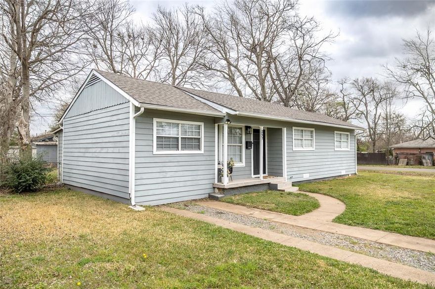 Centrally located in town, on a quiet corner lot with old growth trees, is this open concept home with several updated features. Upon entering, you're greeted with a large living area with plenty of natural light, vinyl plank flooring and a built-in window seat with additional storage. The kitchen is just off the main area and has nice, updated cabinetry and appliances. The large bonus room can be utilized as a man cave, a home office, or even a home gym- whatever suits your needs. The backyard has a full fence in great condition as well as a storage shed. Buyer and or Buyer's agent to verify any and all information. Schedule your showing today!