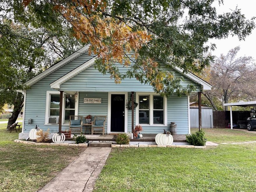 2-1-2 CP cute starter home on large corner lot with beautiful mature trees, fenced backyard with pool & large shed, original wood floors, gas SS appliances, with a cozy home atmosphere. Come check out this delightful home, full of unique charm and a great entertainment deck and outdoor space. Sure to be quick to sell.