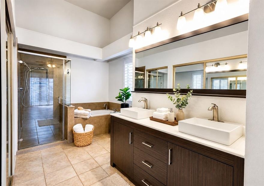 Step into a hidden retreat in the heart of North Dallas where charm, privacy, and lifestyle come together effortlessly. Tucked inside a quiet, well maintained community, this beautifully designed condo invites you to slow down and stay awhile.
From the moment you walk in, soaring ceilings, rich wood flooring, and abundant natural light create a warm and inviting atmosphere. The open living space flows seamlessly into the dining area and kitchen, perfect for both everyday living and entertaining. The kitchen offers generous counter space, granite surfaces, and a bright window lined breakfast nook that feels like your own private café each morning.
The primary suite is a true escape with vaulted ceilings, spacious layout, and a spa inspired bath featuring dual vanities, soaking tub, and separate shower.
Step outside to an oversized private patio shaded by mature trees, a rare outdoor retreat for condo living. It is perfect for morning coffee, evening gatherings, or simply unwinding in a peaceful setting.
Located within the highly regarded Plano Independent School District, this home offers access to top rated schools, nearby parks, walking trails, and family friendly amenities that make everyday living easy and enjoyable.
Enjoy prime access to major highways, shopping, and dining, just minutes from Galleria Dallas and The Shops at Willow Bend.
Additional highlights include a private garage, plantation shutters, and a thoughtfully designed layout that balances comfort and functionality.
This is more than a condo. It is a lifestyle.