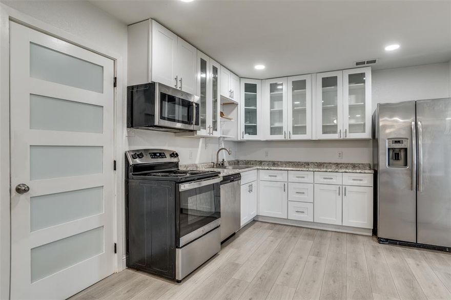 Charming and updated 3-bedroom, 1-bath home in East Dallas! Enjoy modern updates paired with a cozy, functional layout designed for everyday living. Step outside to a large fenced backyard ideal for gatherings, gardening, or relaxing evenings, complete with a storage shed for added convenience. Close to local parks, dining, and easy commuting routes—this home is a must-see!