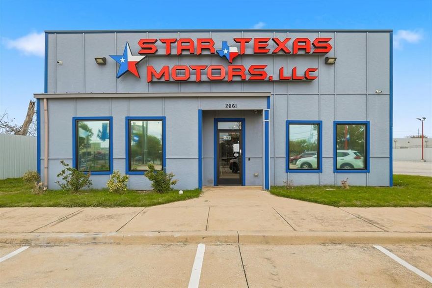 2661 Walnut Hill Lane offers a modern, multipurpose commercial facility in the heart of Dallas. Built in 2021 and zoned Industrial Research, this 3,216 SF building sits on a 36,240 SF gated and fenced lot with excellent visibility along Walnut Hill Lane and strong traffic counts. The property includes three bay doors, three offices, two restrooms, a generous storage room, and an expansive grass area with room for future development. With capacity for up to 80 vehicles, abundant parking, and direct access to I-35 and I-635, the site is ideally suited for a wide range of commercial uses. A rare opportunity for an owner-occupant or investor seeking a high-quality asset in a prime Dallas location.