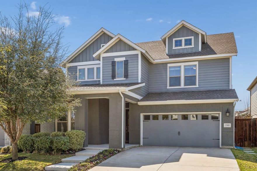 Located near the Walsh amenities and zoned to Aledo ISD, this David Weekley Pin Oak floor plan in Phase 1 is one of the community’s most sought-after layouts. Built in 2019 and move-in ready, this home offers the benefit of avoiding the timeline and uncertainty of new construction. Thoughtfully designed with both the primary suite and a private guest suite on the main level, the layout provides flexibility without sacrificing flow.

The interior features wood-look tile flooring for easy maintenance, neutral tones, and abundant natural light throughout. The primary suite includes a spa like bathroom with soaking tub, oversized walk-in shower, and plenty of space for everyday life and relaxation.

The backyard is set up for everyday use with a custom pergola and built-in grill. Upstairs, a large, decked attic provides exceptional storage or opportunities to finish out and customize. Positioned on a well-established street with strong neighborhood appeal and just minutes from Walsh’s core amenities.

Walsh offers a lifestyle that goes beyond the home. Internet and front yard maintenance are included with your HOA dues.  You also have access to multiple pools, miles of trails, parks and playgrounds, tennis and pickleball courts, a fitness center with classes, makerspace, stocked lake and dog parks. Plus, weekly food trucks and neighborhood events planned by the on-site Lifestyle Director.