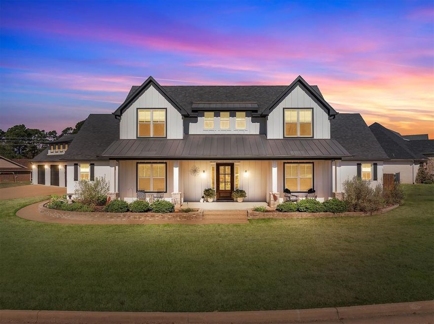 Dreaming of a home where golf, lakes, sunset patio evenings, and clubhouse gatherings are part of everyday life? This beautifully designed, home in Hideaway, TX delivers that lifestyle less than 90 minutes from Dallas. Your new home, offers 3169 SF of well-planned living space that blends everyday comfort with thoughtful luxury featuring 3 bedrooms, 3 full and 1half baths, including a primary suite on the main floor complete with a ensuite with a bathtub, separate walk-in shower, double vanities, and two dressing areas. 2 bedrooms, 2 full bathrooms, located upstairs, provide privacy with a bonus room providing the perfect flex space for family, hobbies, a relaxed media retreat or for your home office. The chef’s kitchen is perfect for entertaining, featuring double ovens, gas stove top, and more. The living areas on the main floor flow nicely into your large, covered patio perfect for entertaining or relaxing outdoors, complete with remote-controlled screens, an outdoor fireplace that allow you to enjoy the space in comfort complete with an outdoor kitchen area. This well-appointed, patio adds more living space to your home with a seamless indoor-outdoor feel. Additional highlights include: a 3 car garage, golf cart parking, full staircase leading to a fully decked attic, offering easily accessible storage space. Inside, a safe room that doubles as a walk-in pantry, combining security with everyday functionality. 2 refrigerators, washer, dryer, 2 mounted televisions will convey with the home. Life in Hideaway offers 27 holes of golf, pro shop, 3 lakes, pools, parks, tennis, pickleball, clubhouse restaurant and bar, all within a 24-hour gated community within award winning Lindale Schools. The seller will consider contributing toward Hideaway’s initiation fee with a reasonable offer providing an opportunity to make entry into this community even more appealing. YOUR new home offers the space, comfort, and lifestyle that make Hideaway so special.